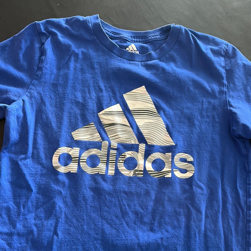 adidas Blue Short Sleeve Tee